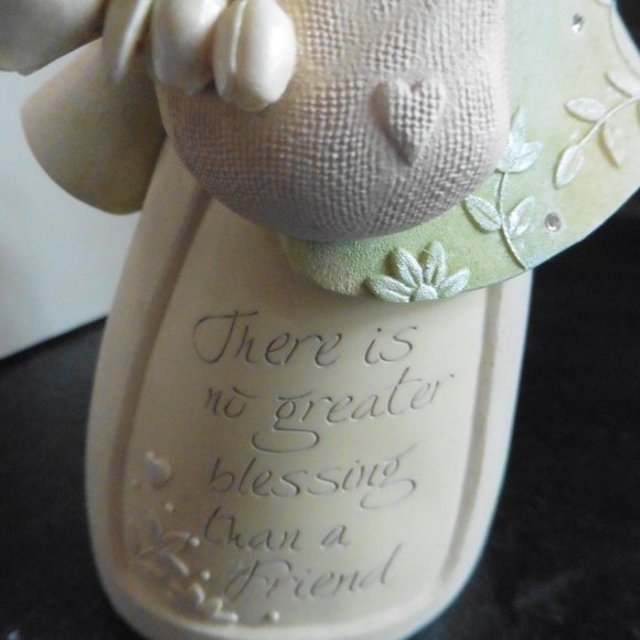 Enesco Foundations - Friend Angel Stone Resin Figurine - Picture 2 of 8